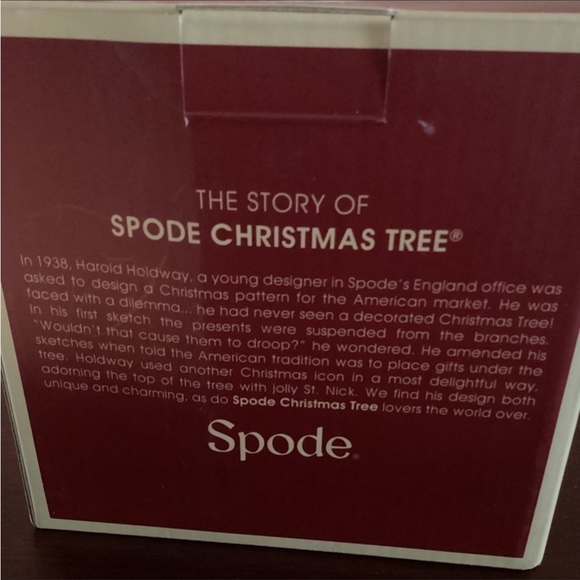 713. NIB SPODE CHRISTMAS TREE 2017 REVERE BOWL - Picture 9 of 9